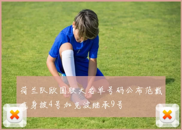 荷兰队欧国联大名单号码公布范戴克身披4号加克波继承9号